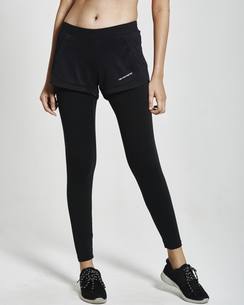 High-Waist PowerLux® black leggings with pocket – Nancy Rose