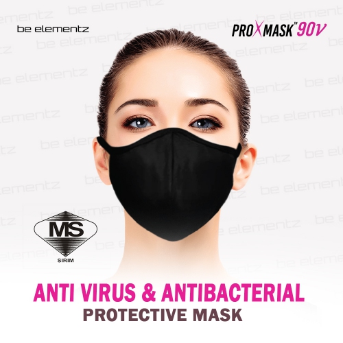 (2pcs/pack) ProXmask™90V - 5 Layer Anti Virus Protective Mask with Microfiltration (BFE), Anti-Microbial and Water Repellent. Reusable up to 60 Hand Washes.