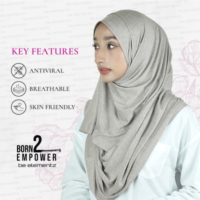 Born2Empower Antiviral Hijab  - Duo Series
